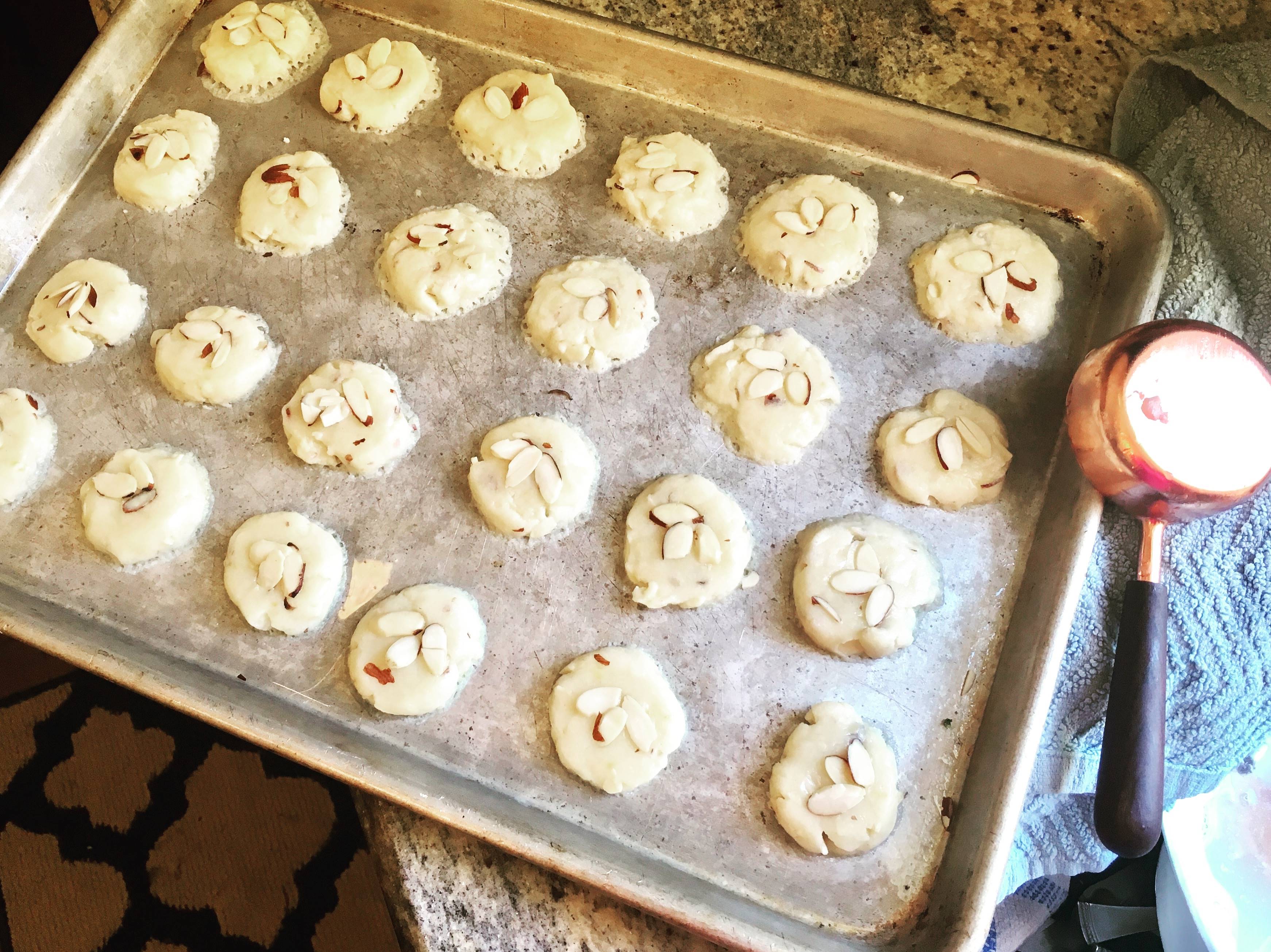 Lemon Almond Shortbread