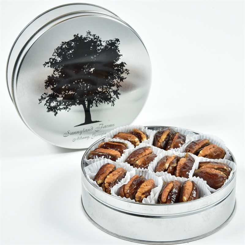 Dates and Pecans Junior Tin