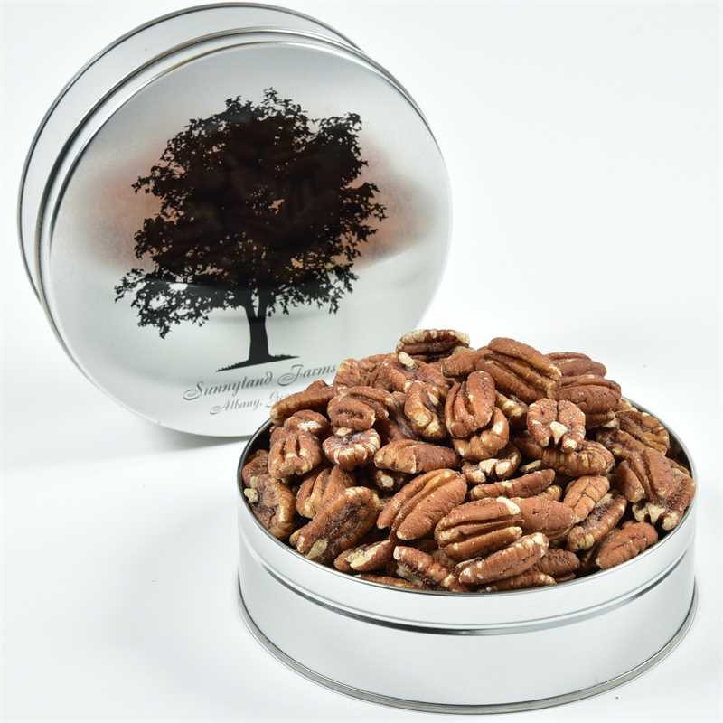 Mammoth Pecan Halves Toasted and Salted Junior Tin