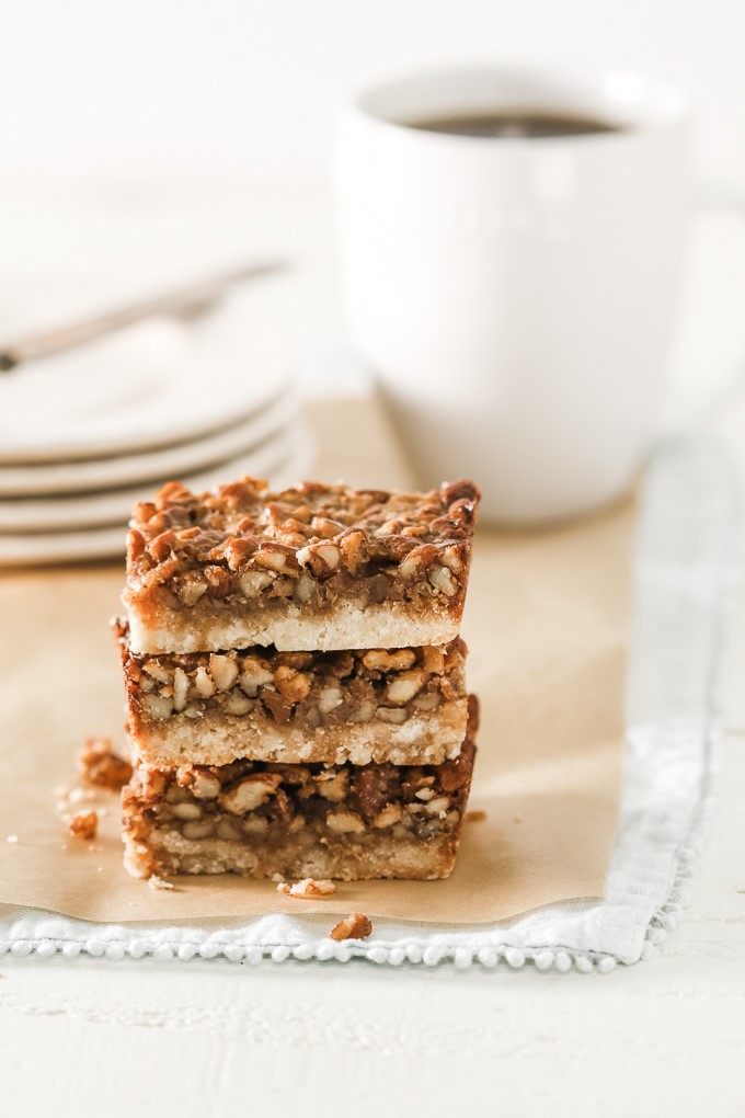 food blogger recipe pecan bars