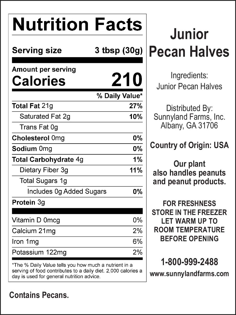 Pecans - Junior Halves