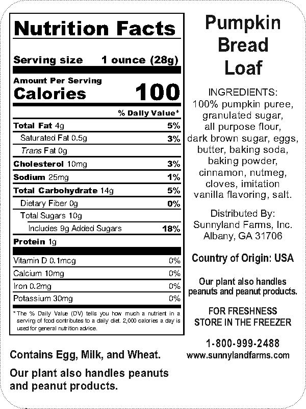 Pumpkin Bread Loaf