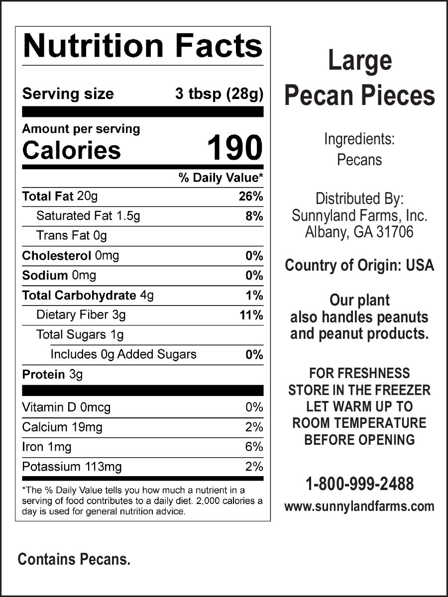 Large Pecan Pieces