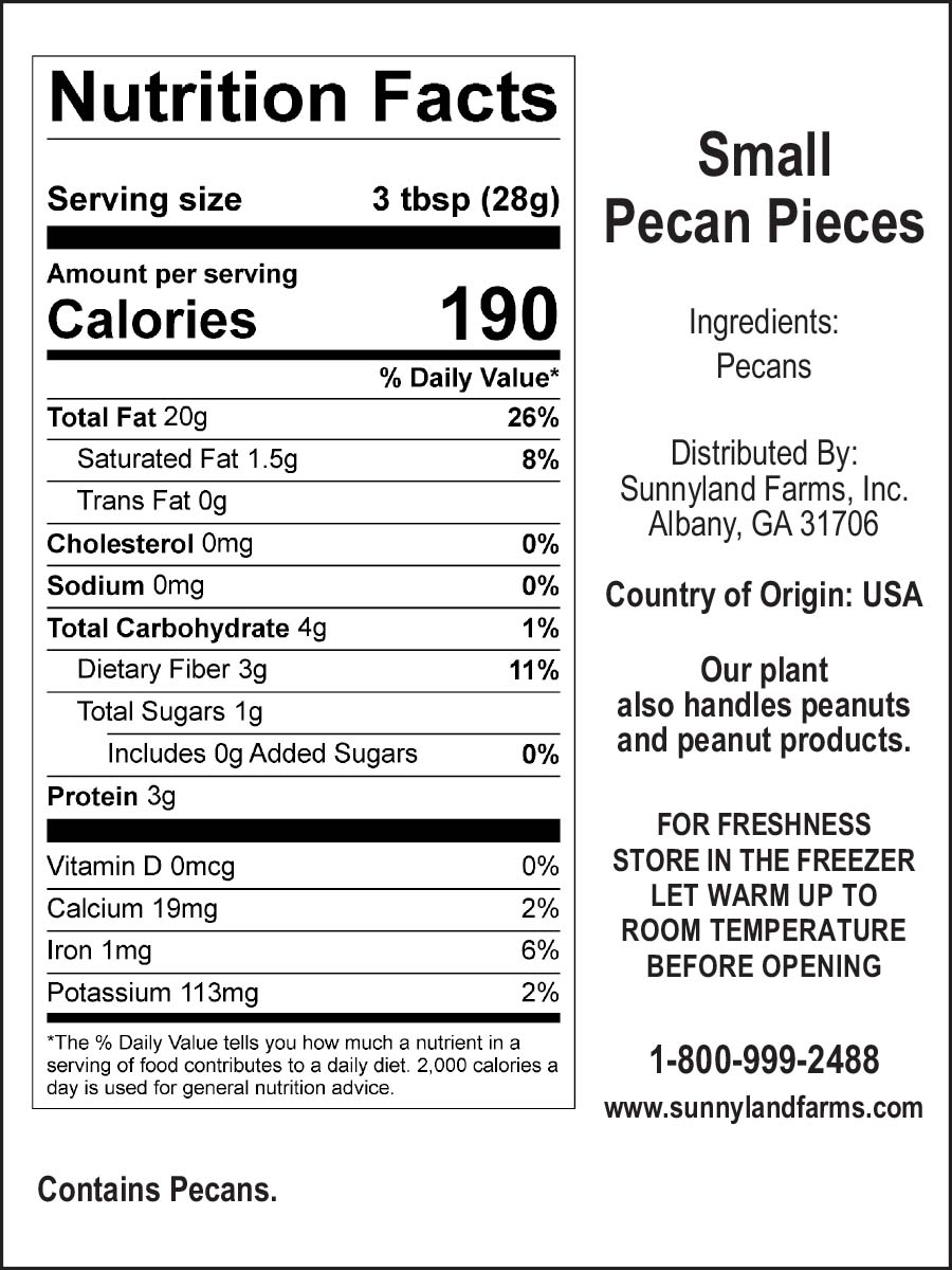 Small Pecan Pieces
