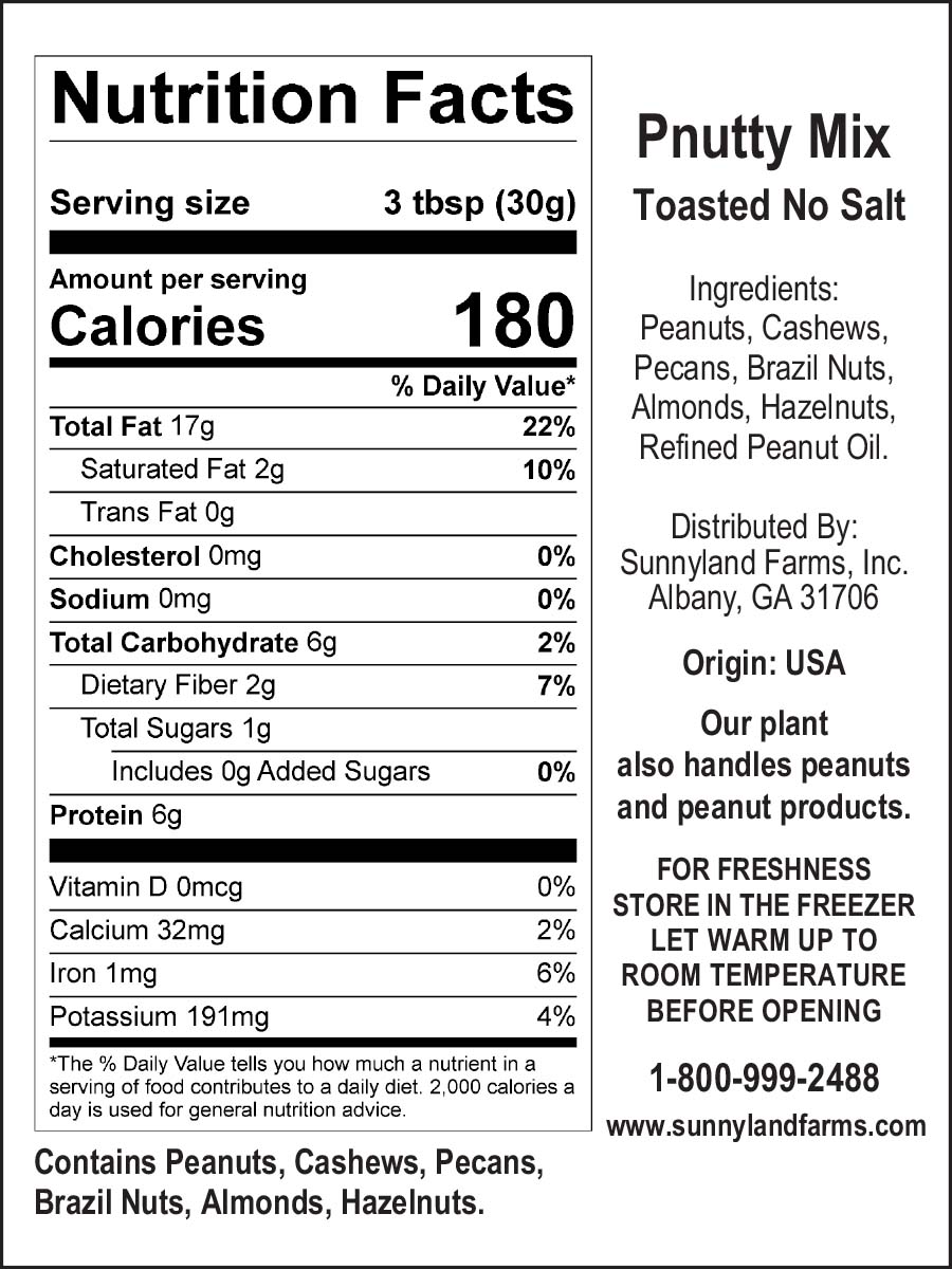 Pnutty Mix - No Salt