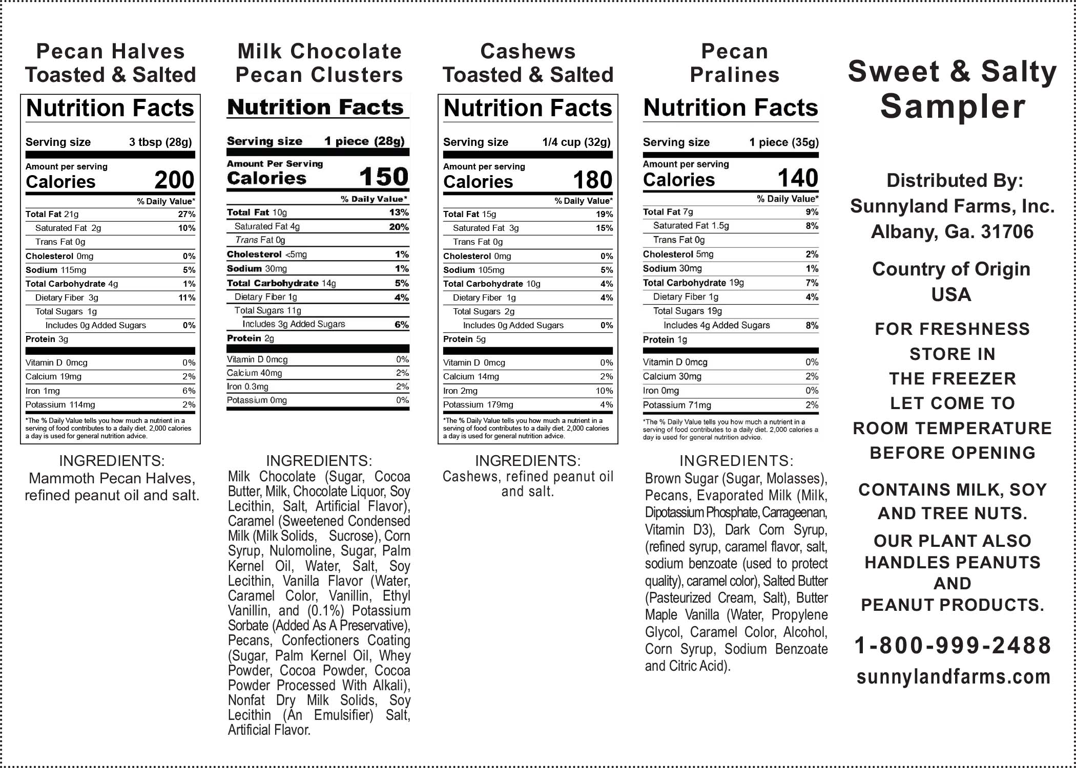 Sweet and Salty Sampler