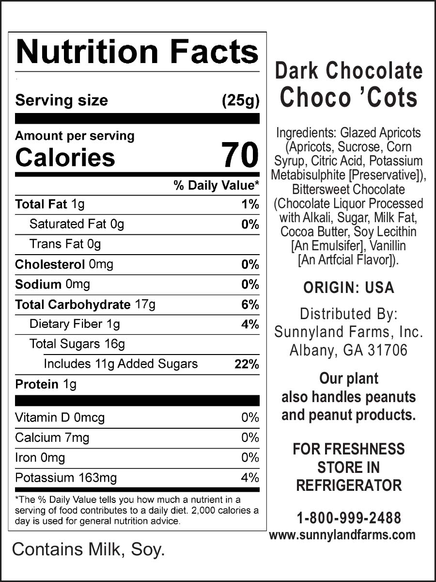 Dark Chocolate Choco Cots