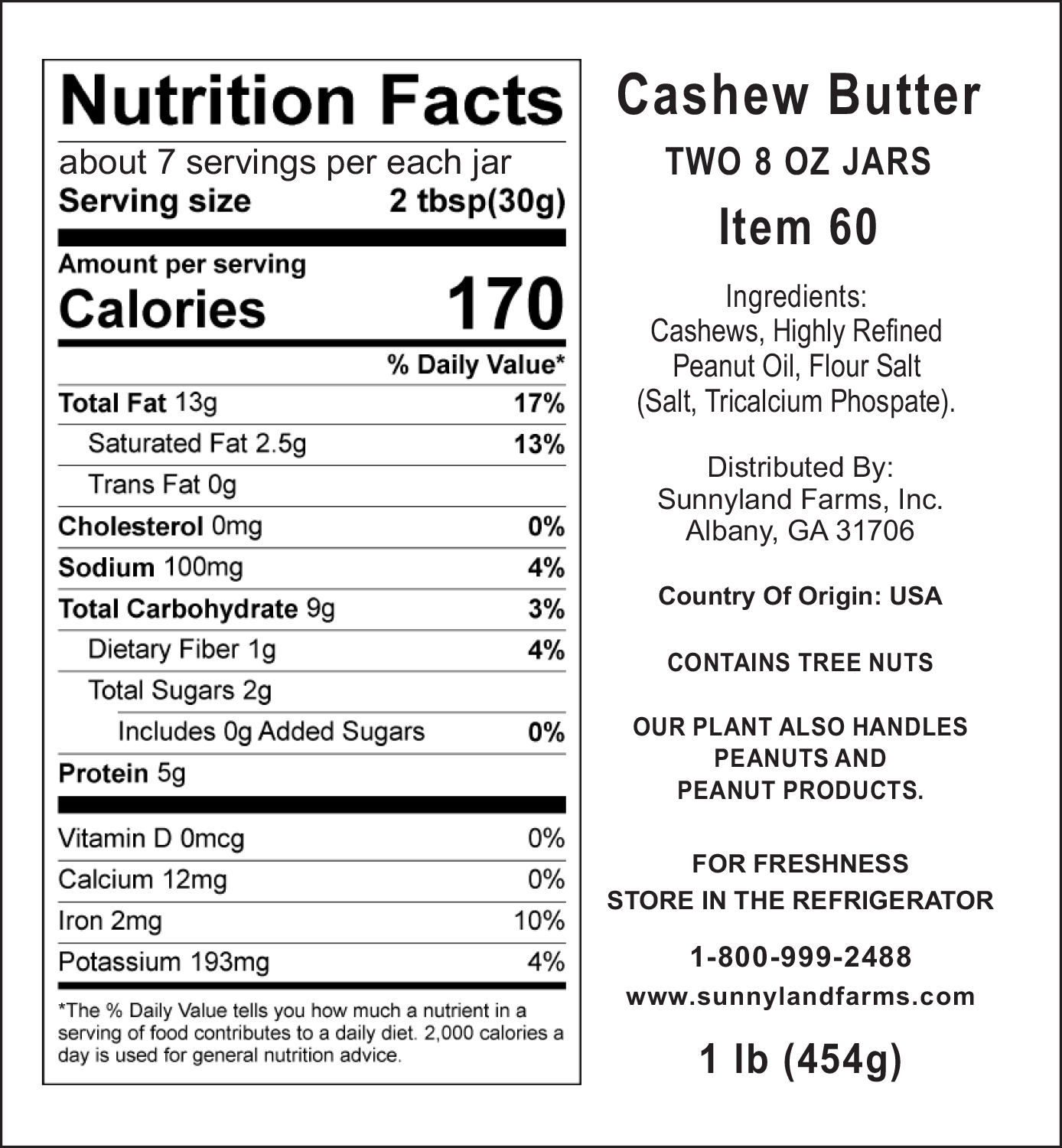 Cashew Butter