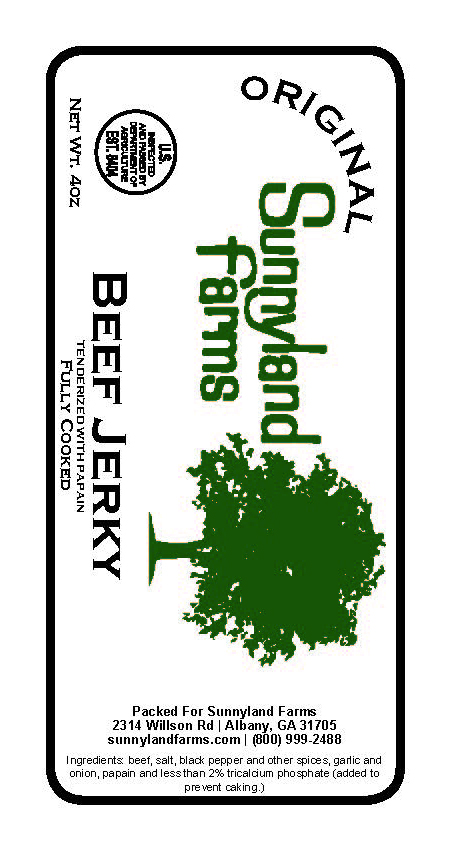 Premium Beef Jerky ingredients