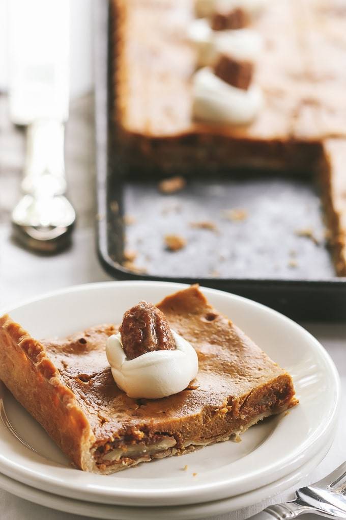 sunnyland pumpkin pecan slab pie