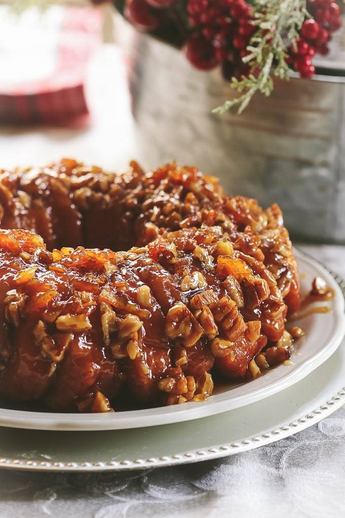 Easy Pecan Pull Apart Bread