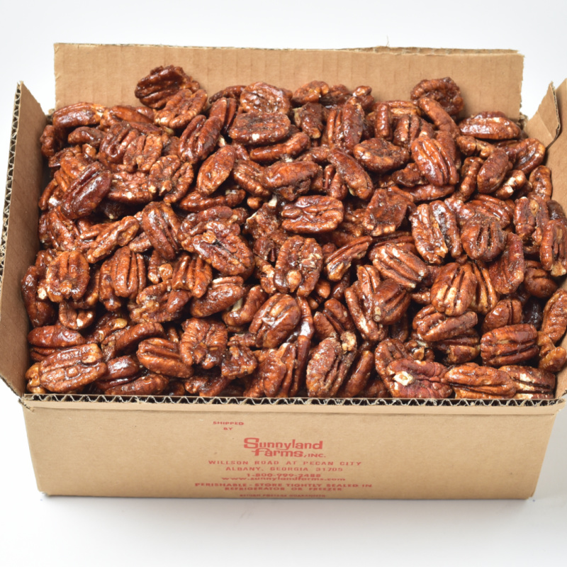 Candied Chipotle Smoked Pecans For Sale Sunnyland Farms
