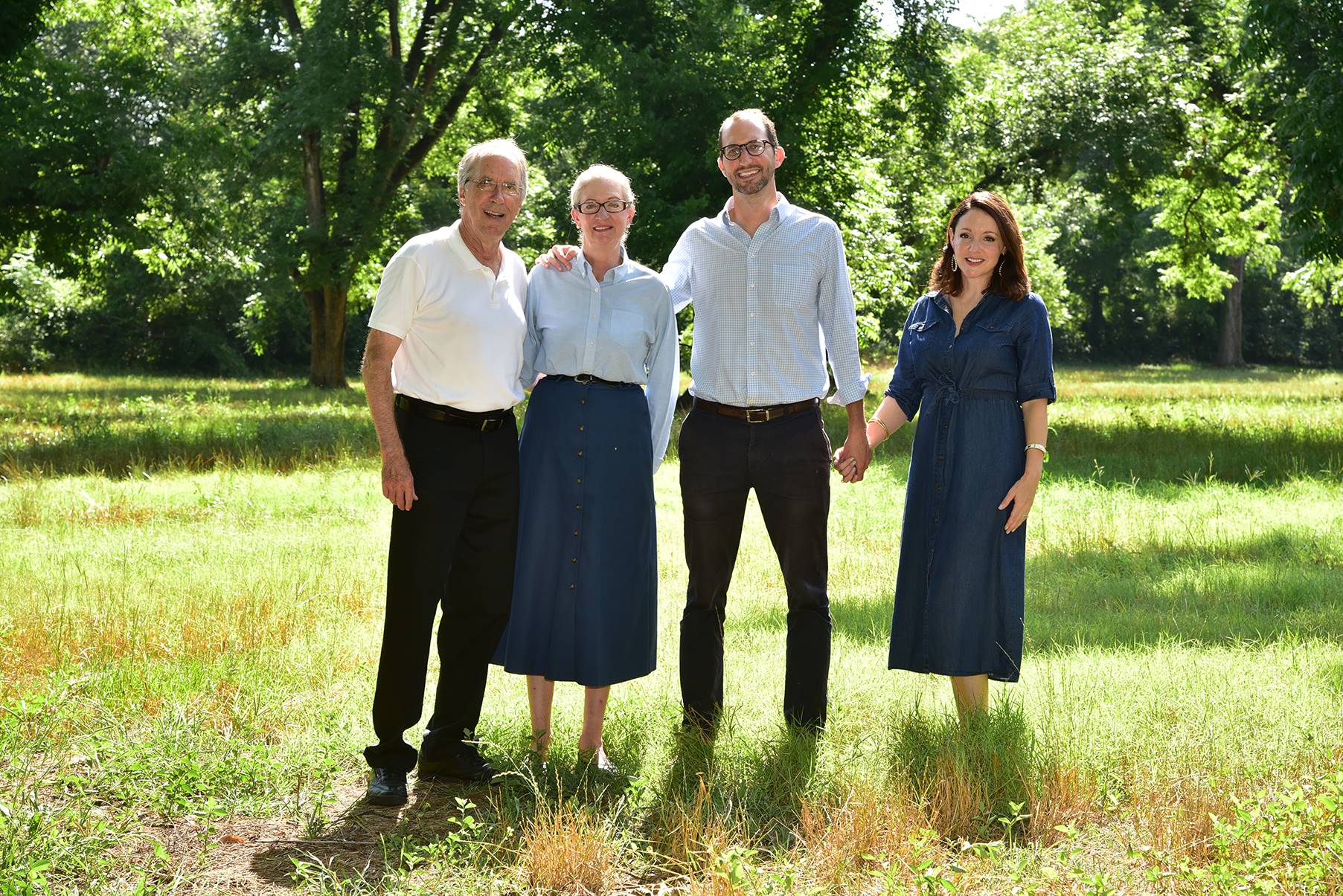 Family photo of the Wilsons at the Farm