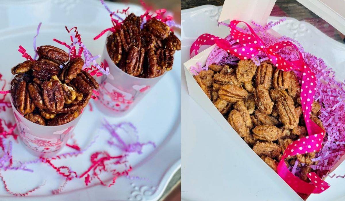 homemade valentine pecan gifts